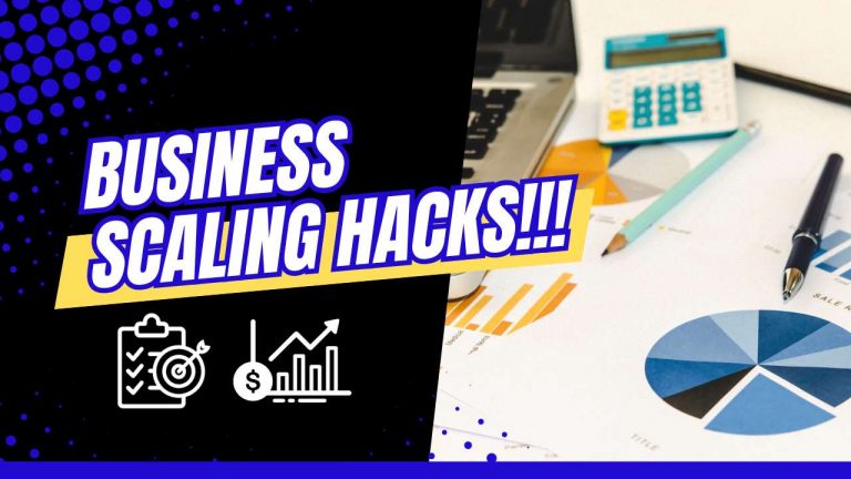 Top 3 HACKS to scale your business FAST