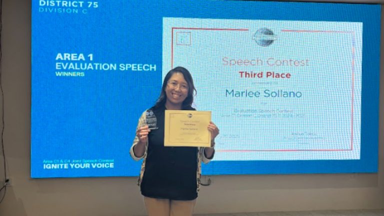 SPOTLIGHT: Tahche Dominates at Recent Toastmasters Competition