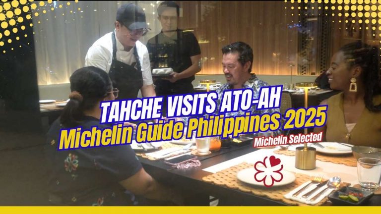 Authentic Cebu, Michelin Approved: Tahche Team Visits ‘Ato-ah’ for a World-Class Dining Experience
